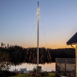 Shiny LED-Ljusslinga med 500 Varmvita Ljus 10 Meter