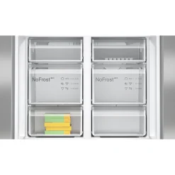 Side by Side Serie 4 KFN96VPEA French Door Silver