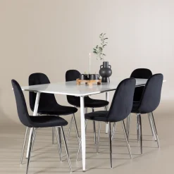 Silar 180 med 6 st Polar Stolar Sammet