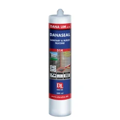 Silikon Dana 514 Grå Våtrum & Bygg 300 ml