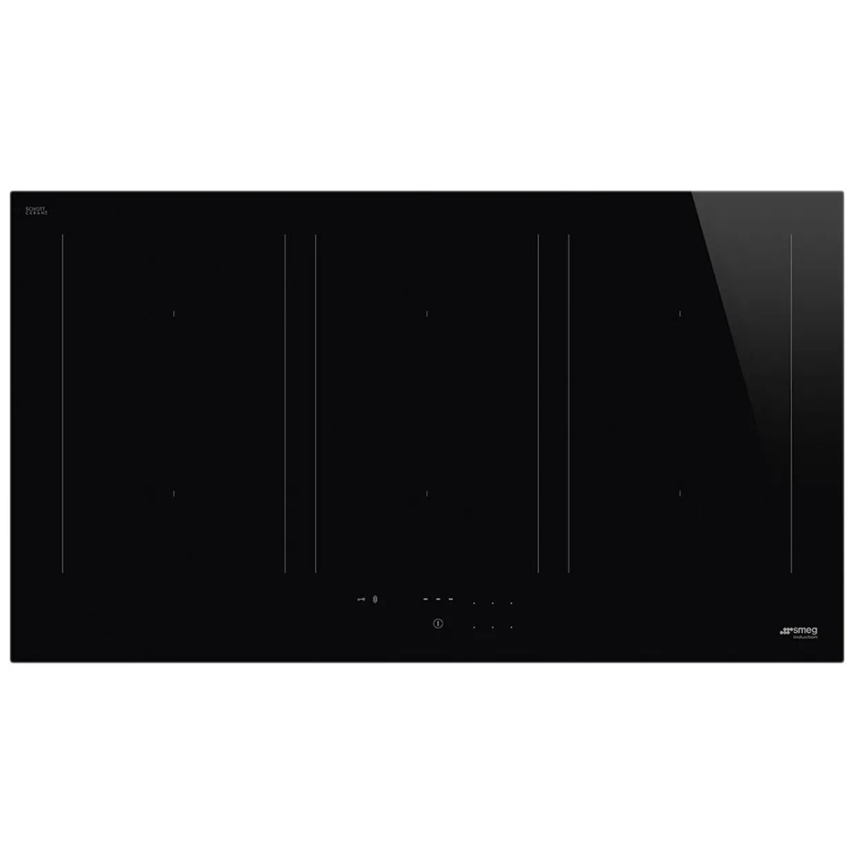 SIM3964D Universal Svart Glas 6 Zoner