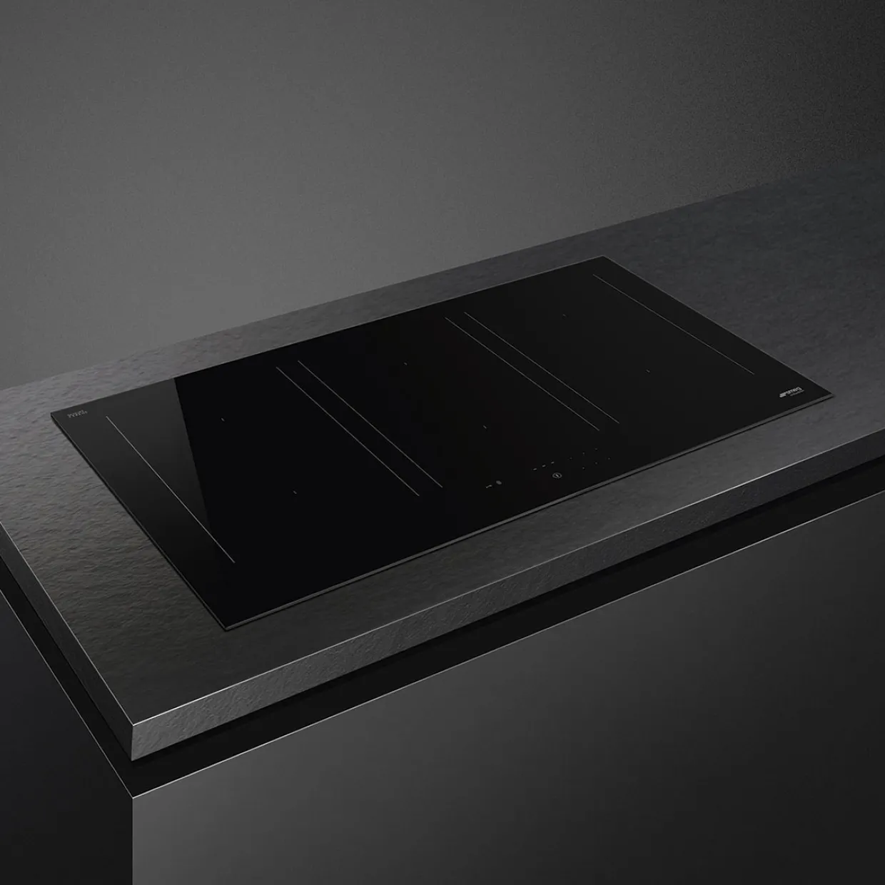 SIM3964D Universal Svart Glas 6 Zoner