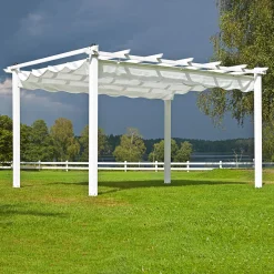 Skanör 3x4m Vitt Solskydd