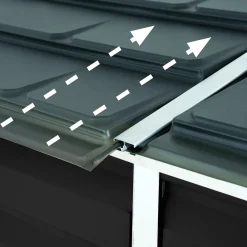 Skylight Pent 2,1 m² Vinklat Tak