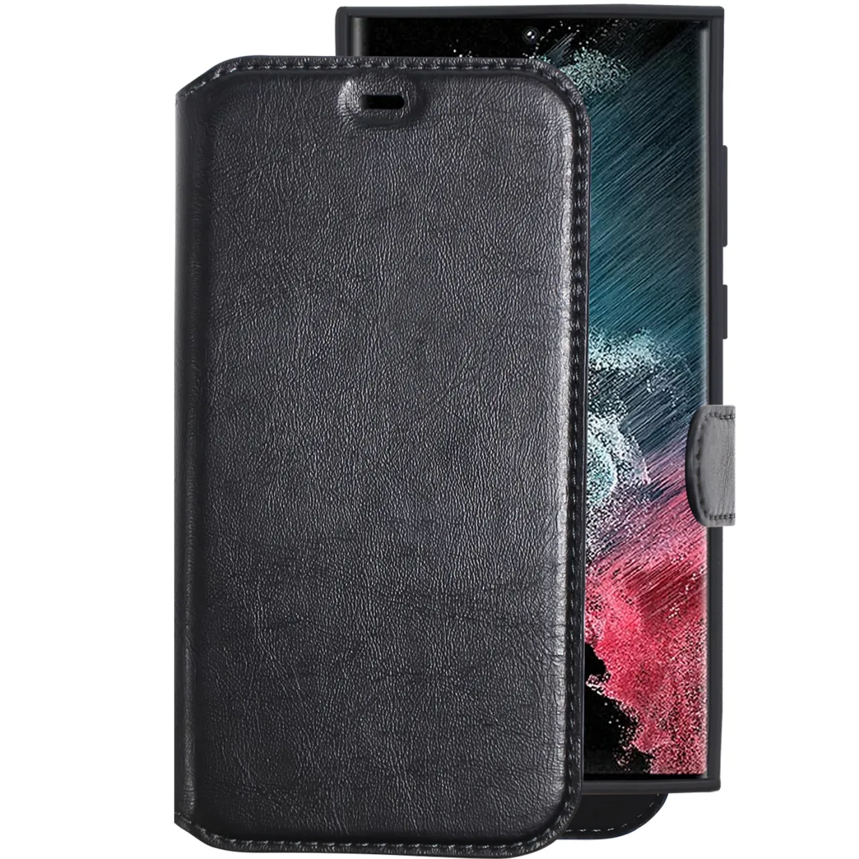 Slim Wallet Galaxy S22 Ultra Svart