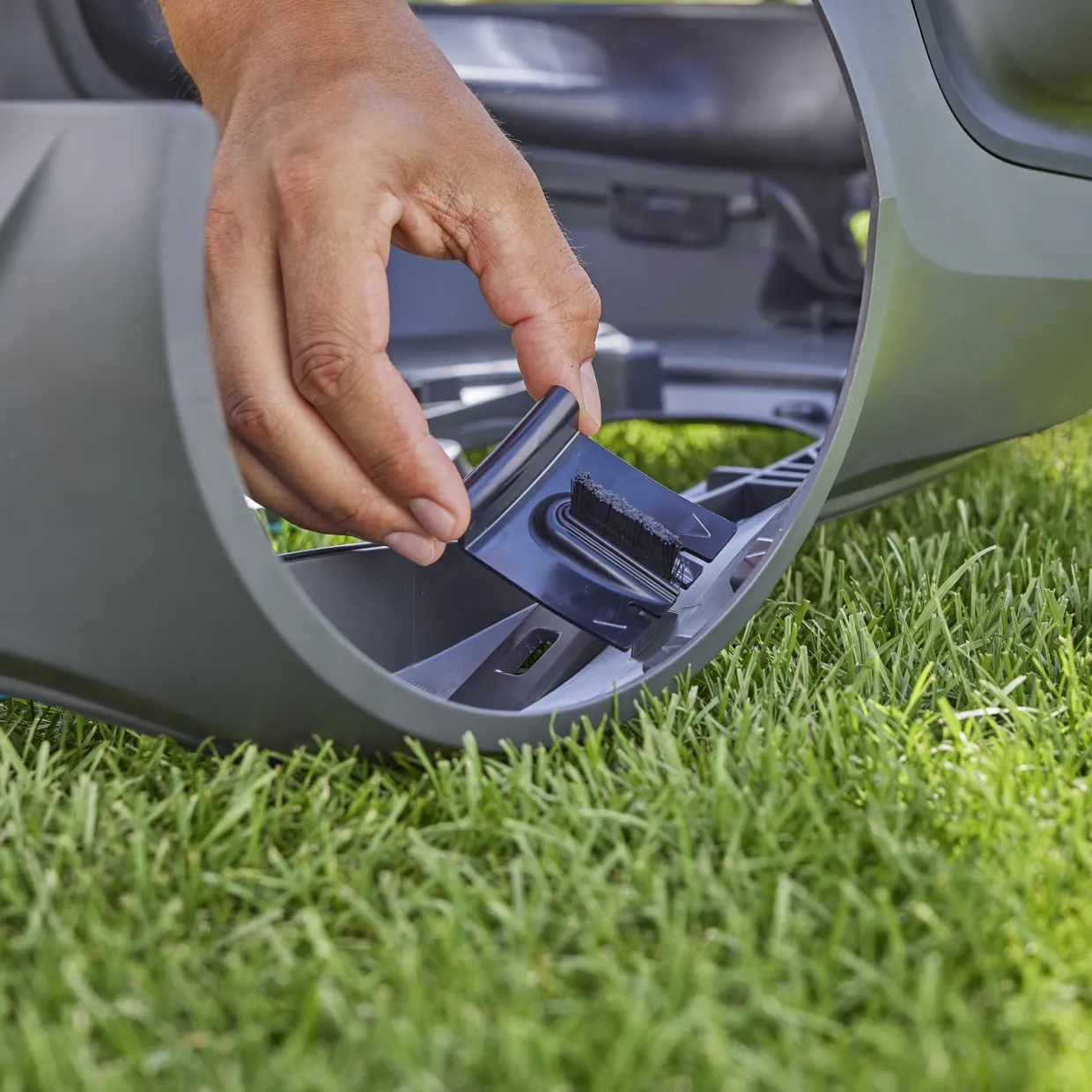 Smart Sileno Sense 400 Utan Slinga Premiumpaket Med Robothus, Reservkniv & Borste