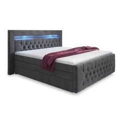 Sängpaket Franco Lyx 180x200 med Förvaring och LED-belysning