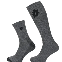 Socka + Linersocka Merinoull Grå