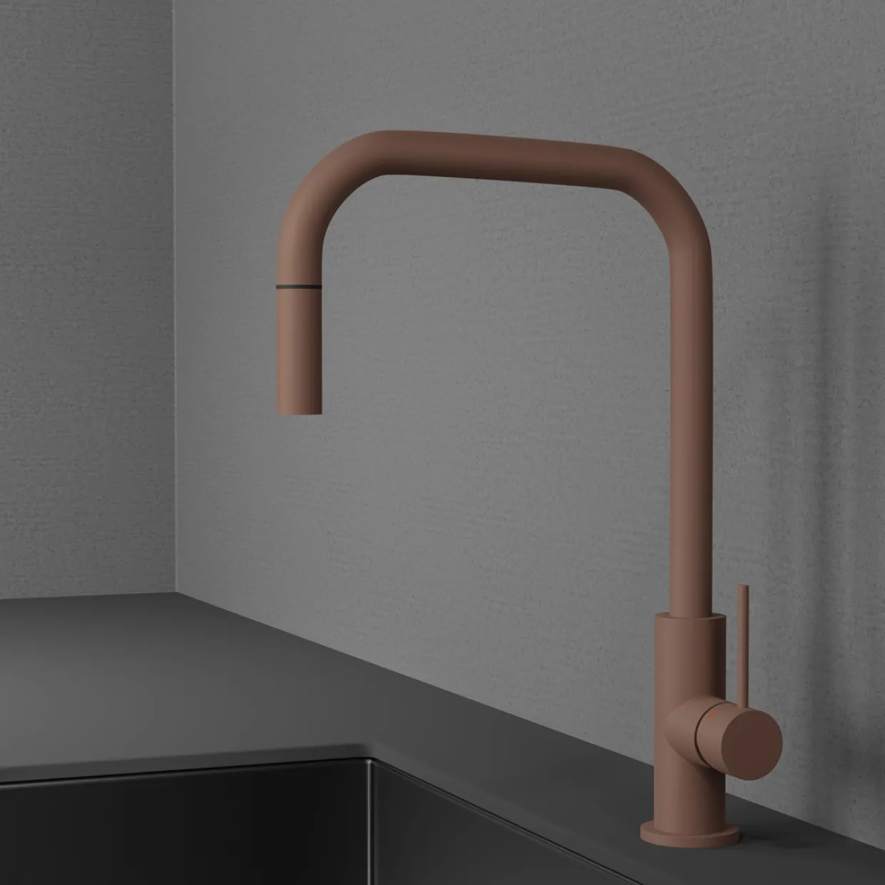 Steel Accent Square med Utdragbar Pip