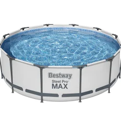 Steel Pro Max Ø3,66m 100cm Stålramspool Ovanmark med Filterpump