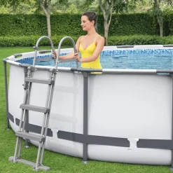 Steel Pro Max Ø3,66m 100cm Stålramspool Ovanmark med Filterpump