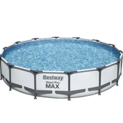 Steel Pro Max Ø4,3m Stålramspool Ovanmark med Filterpump