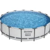 Steel Pro Max Ø4,57m Stålramspool Ovanmark med Filterpump