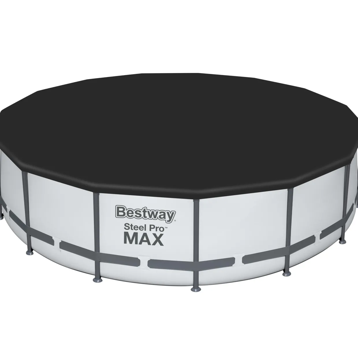 Steel Pro Max Ø4,57m Stålramspool Ovanmark med Filterpump
