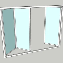 Sunroom s75 3-Glas 3-Delad