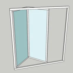 Sunroom s75 3-Glas 2-Delad