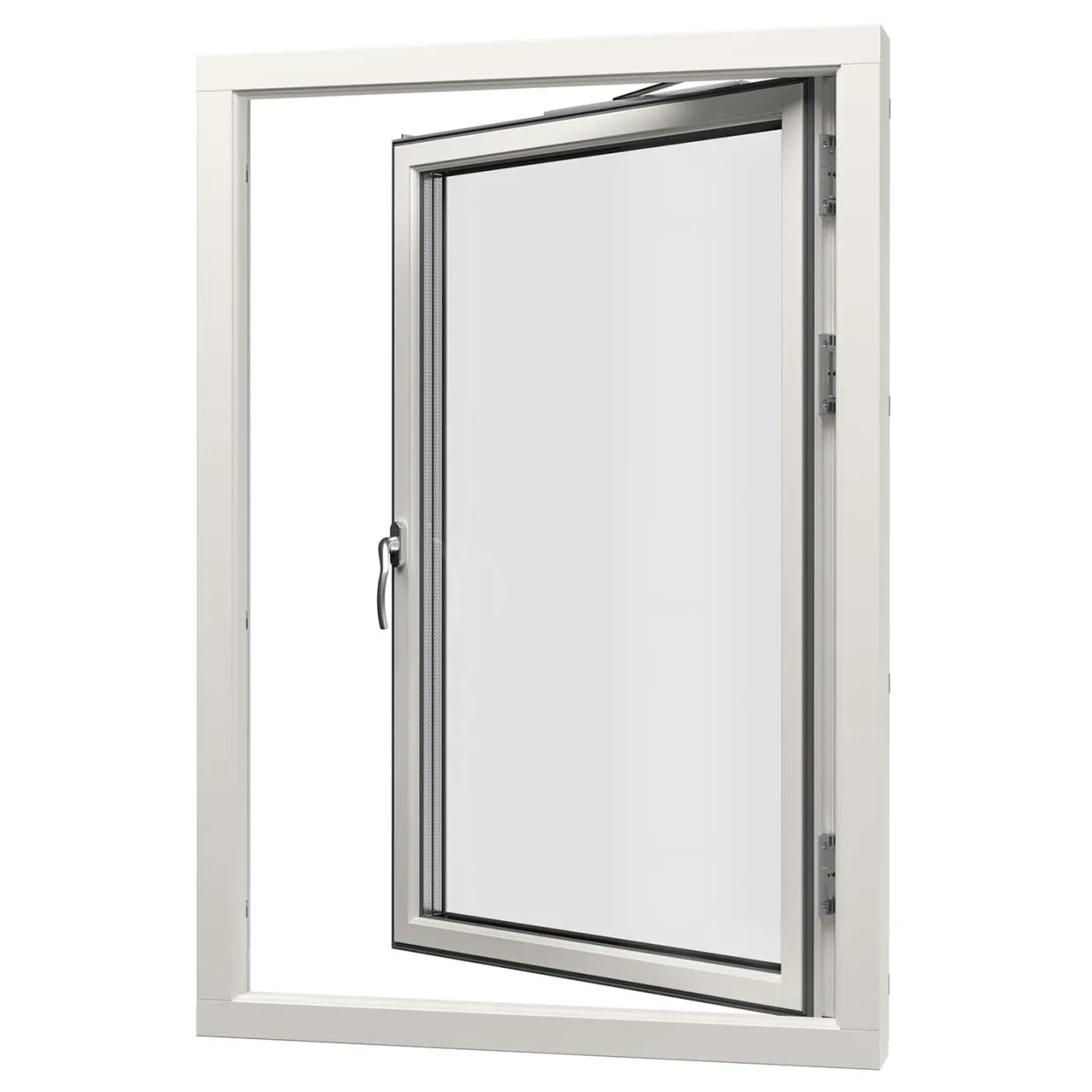 Svanenmärkt Aluminiumbeklätt Trä 3-Glas
