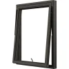 Svanenmärkt NTech 3-Glas Aluminium BlackLine Svart