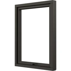 Svanenmärkt NTech 3-Glas Aluminium BlackLine Svart