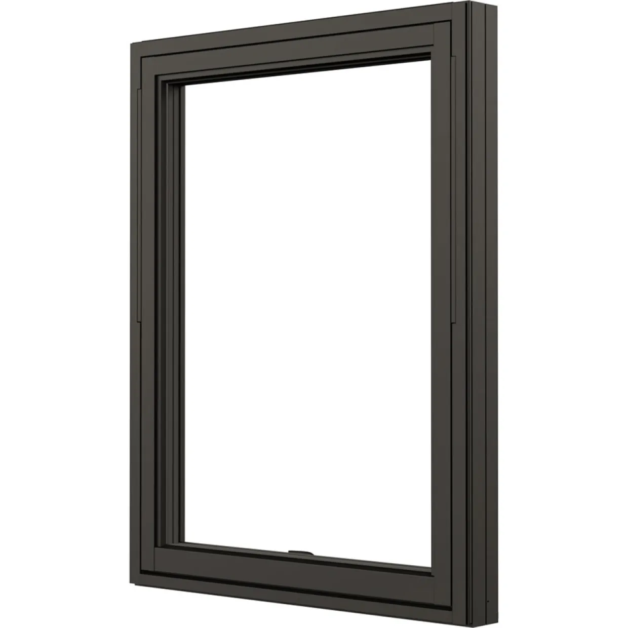 Svanenmärkt NTech 3-Glas Aluminium BlackLine Svart