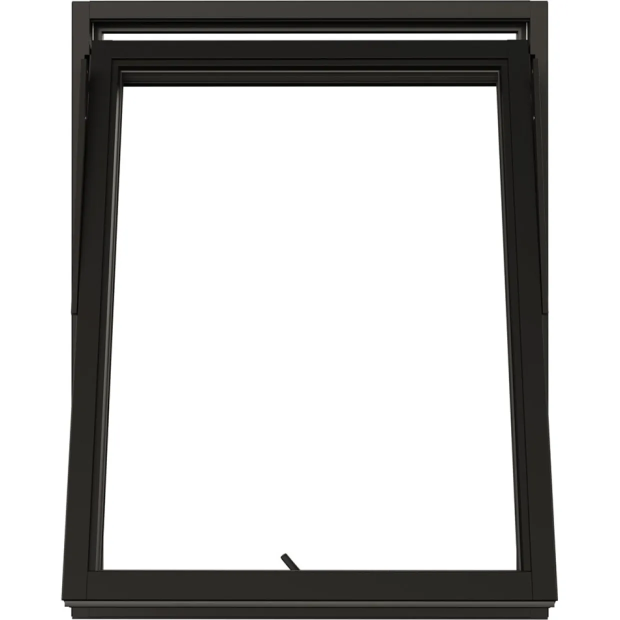Svanenmärkt NTech 3-Glas Aluminium BlackLine Svart