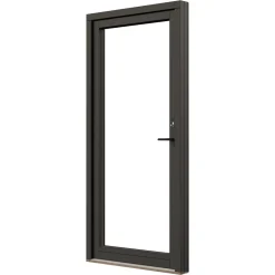 Svanenmärkt NTech Helglasad Aluminium BlackLine Svart