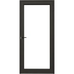 Svanenmärkt NTech Helglasad Aluminium BlackLine Svart