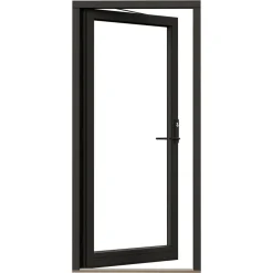 Svanenmärkt NTech Helglasad Aluminium BlackLine Svart