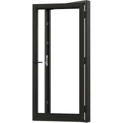 Svanenmärkt NTech Helglasad Aluminium BlackLine Svart
