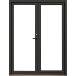 Svanenmärkt NTech Helglasad Aluminium BlackLine Svart