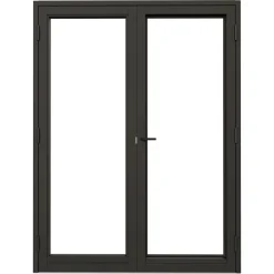 Svanenmärkt NTech Helglasad Aluminium BlackLine Svart