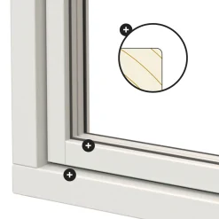 Svanenmärkt NTech Helglasad Aluminium