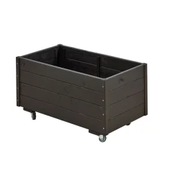 Svart för Utomhusbruk på Hjul 48x88x47 cm