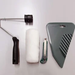 Tapetset med Roller, Handtag och Kniv