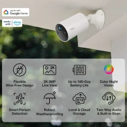 Tapo C410 Smart Wire-Free Indoor/Outdoor