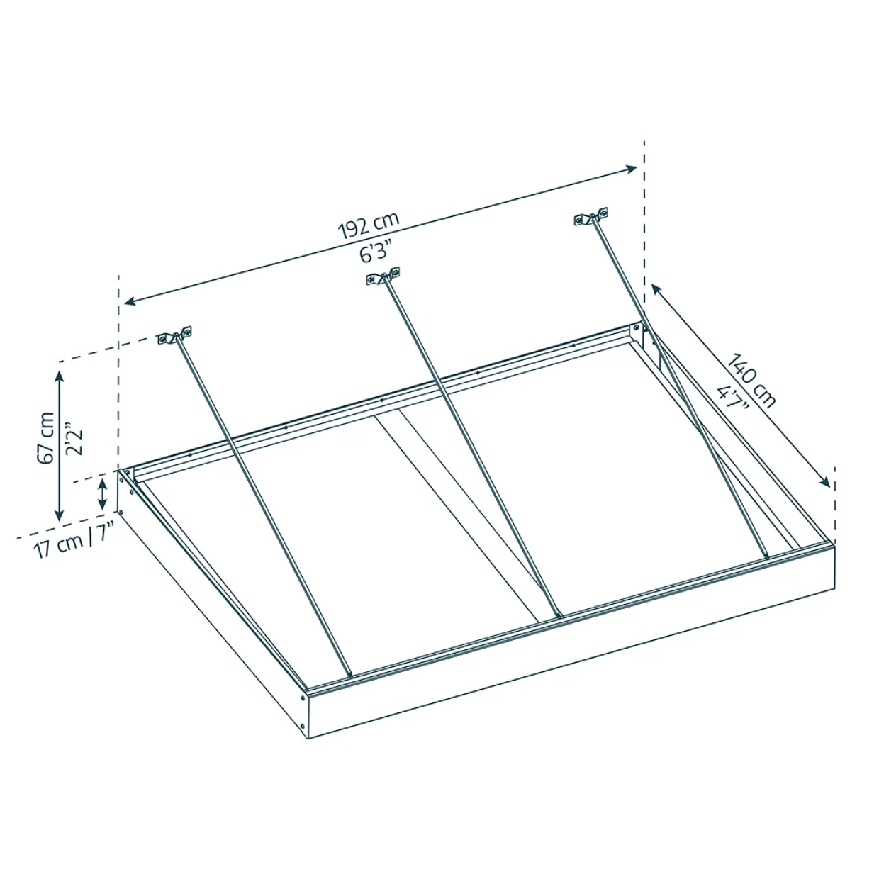 Taurus Klar Silver 0,9 X 1,5 m