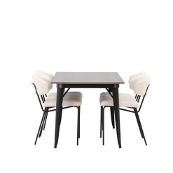 Tempe Matbord 140 cm & 4 Chico Stolar i Boucle
