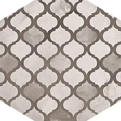 Terra Black Hexagon Mix 22x25 cm