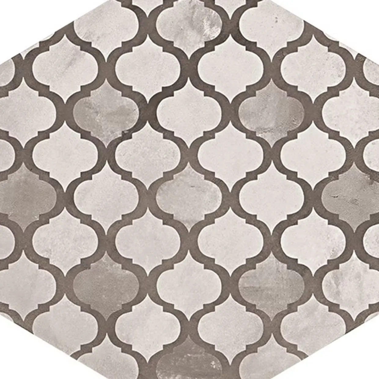Terra Black Hexagon Mix 22x25 cm