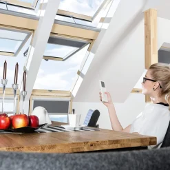 Thermo Pivåhängt 2-Glas Ljud Elstyrt Aluminium