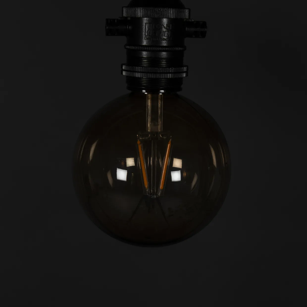 till Partyslinga Startset E27 10st LED-lampor Amber Rökfärgade