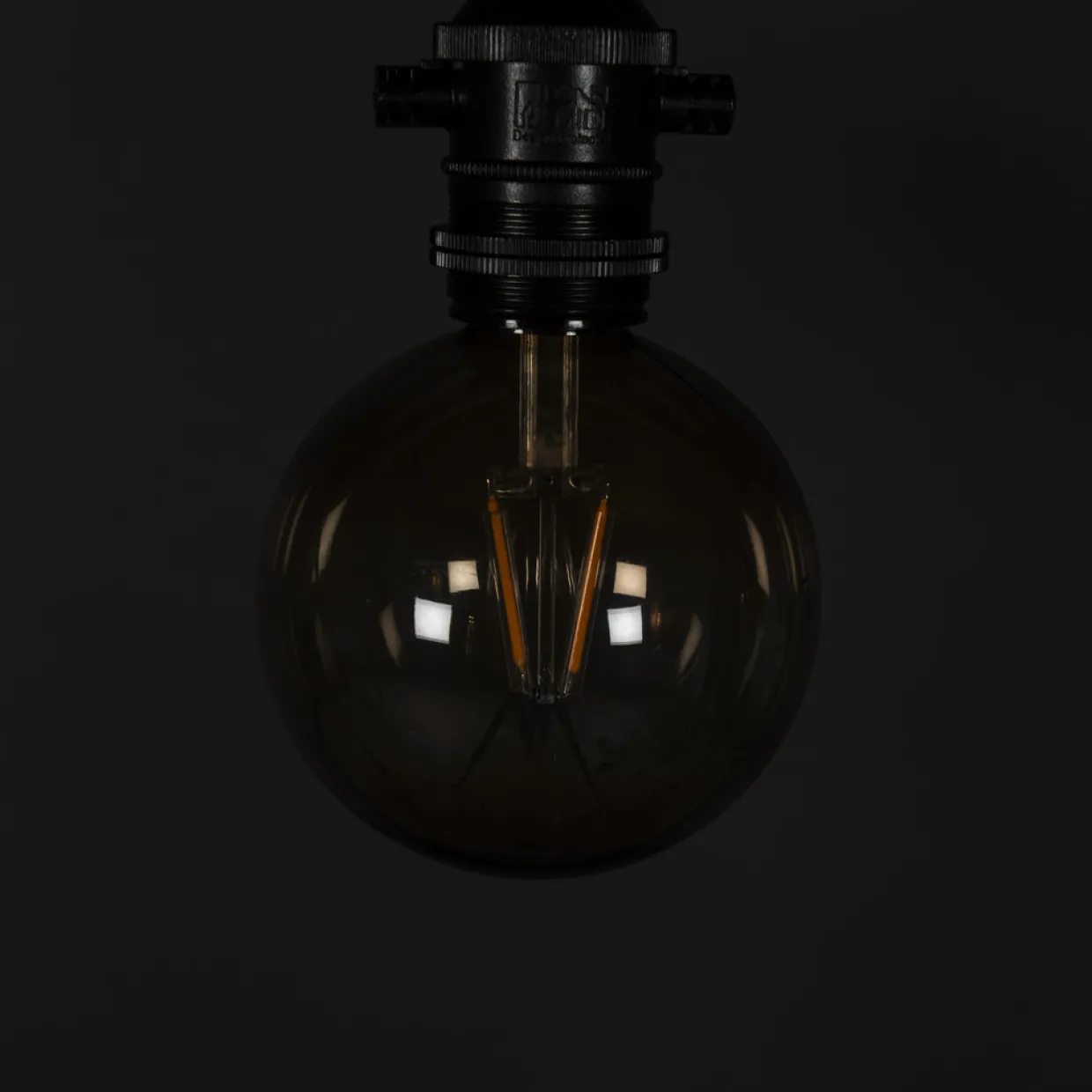 till Partyslinga Startset E27 10st LED-lampor Amber Rökfärgade