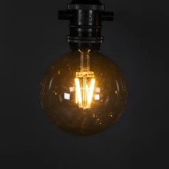 till Partyslinga Startset E27 10st LED-lampor Amber Rökfärgade