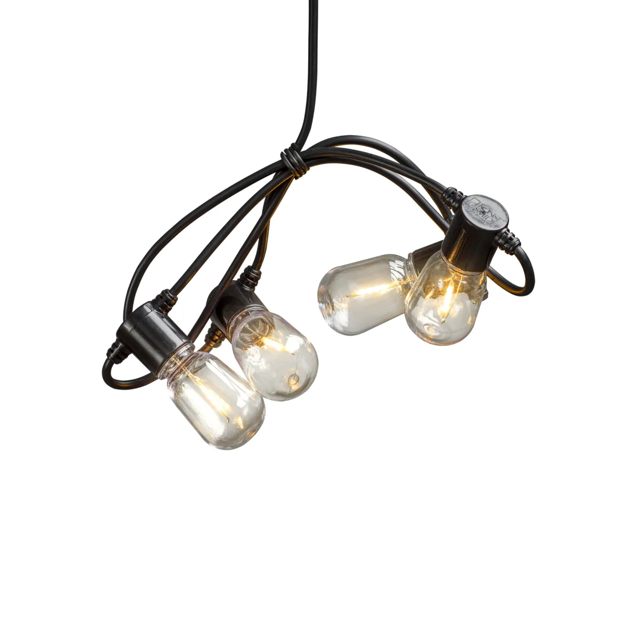 till Partyslinga Startset E27 20st LED-lampor Amber