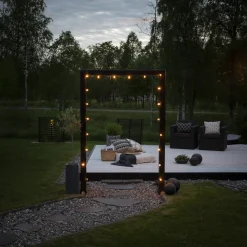 till Partyslinga Startset E27 20st LED-lampor Amber