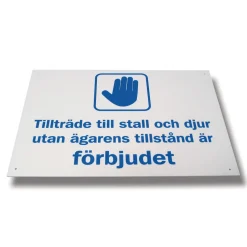 Tillträde till Stall och Djur