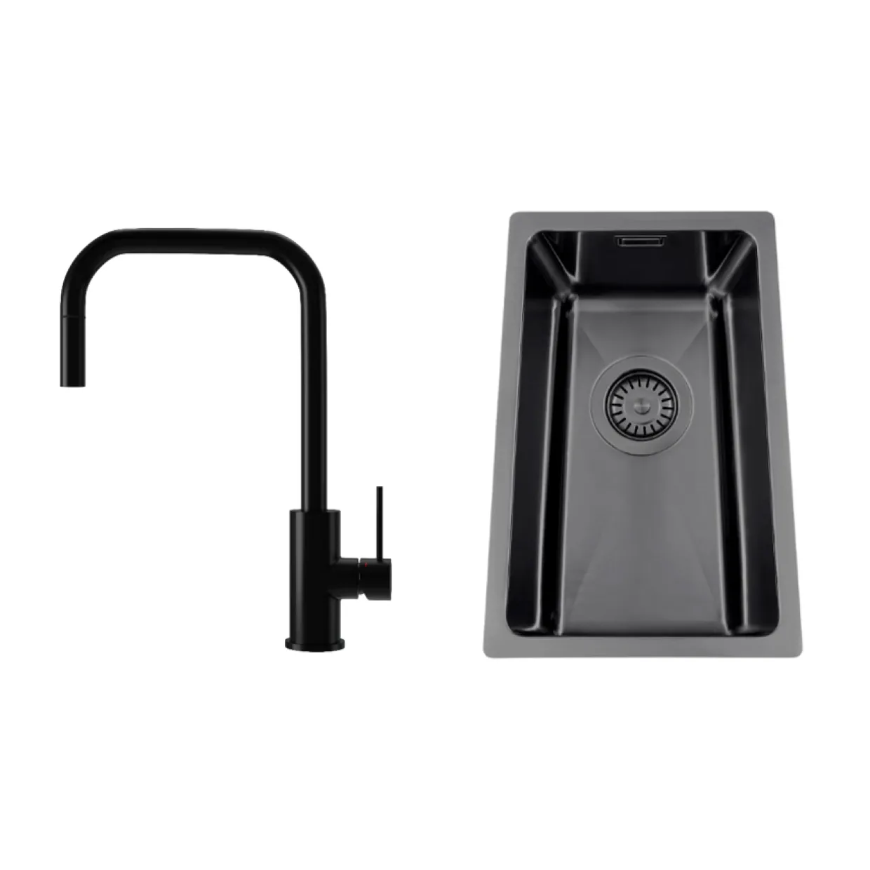Titan 230 X med Köksblandare Steel Accent Square D