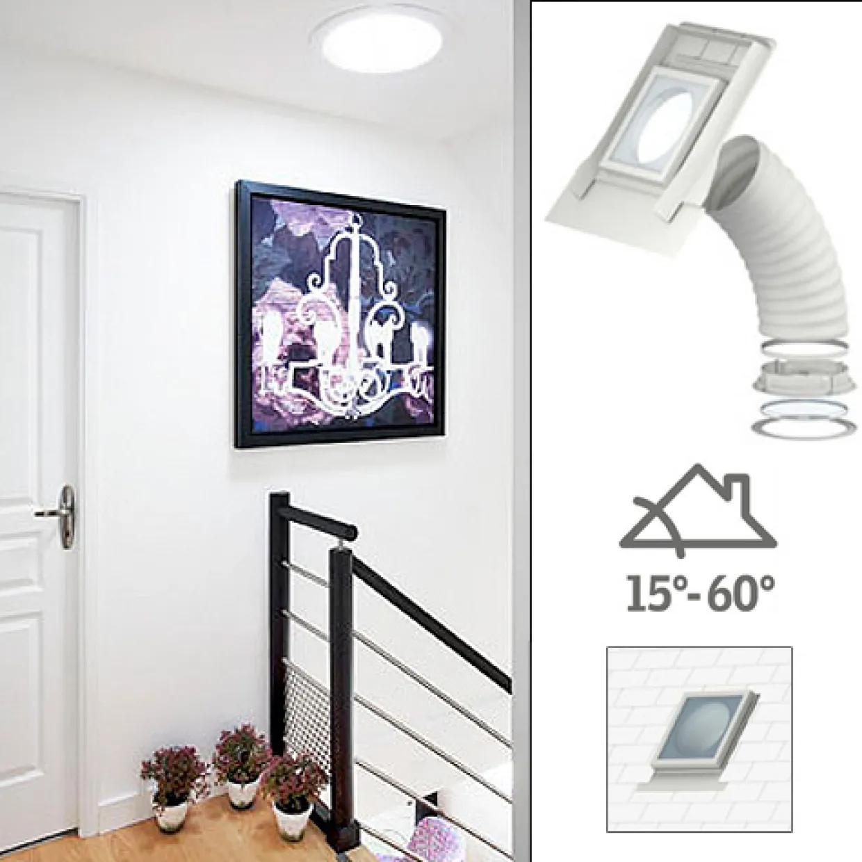 TLF för Slätt Tak Flexrör