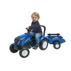 Traktor med vagn New Holland 808-070