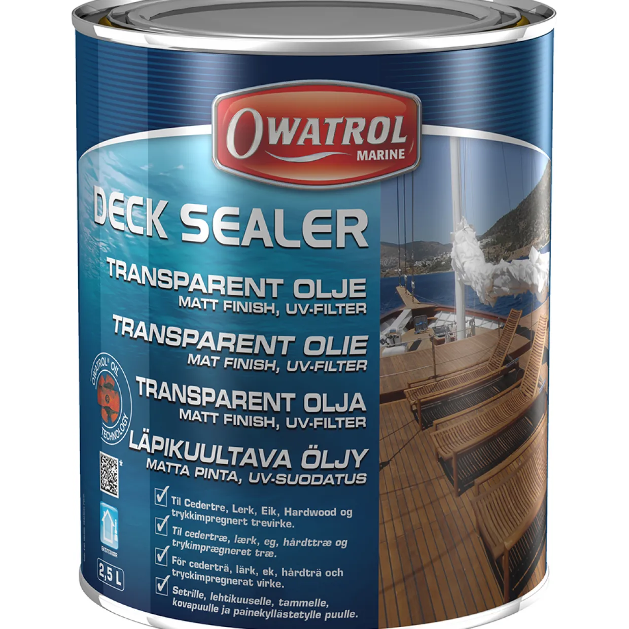 Träolja Deck Sealer Owatrol Bygghemma.se
